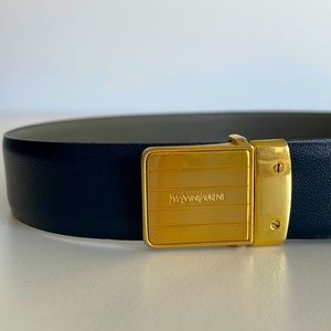 Yves Saint Laurent YSL Vintage Leather Belt